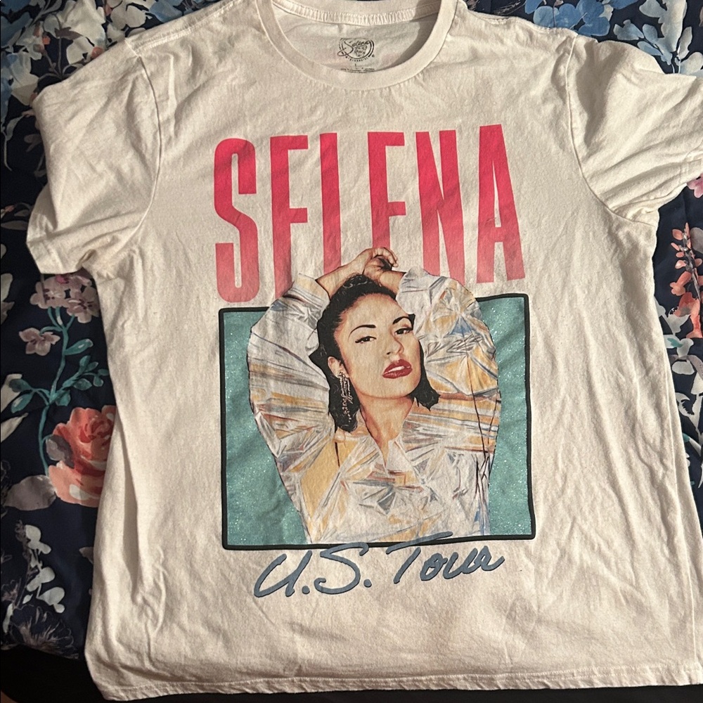 White Graphic Women's Top